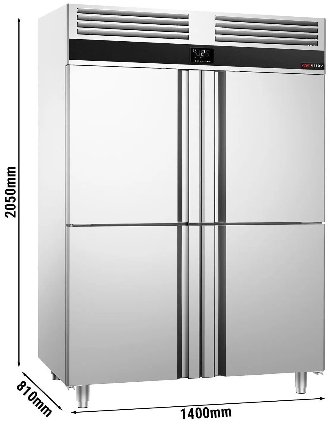 Dulap frigorific GGM Gastro Premium KSF1482T (Inox) - 11