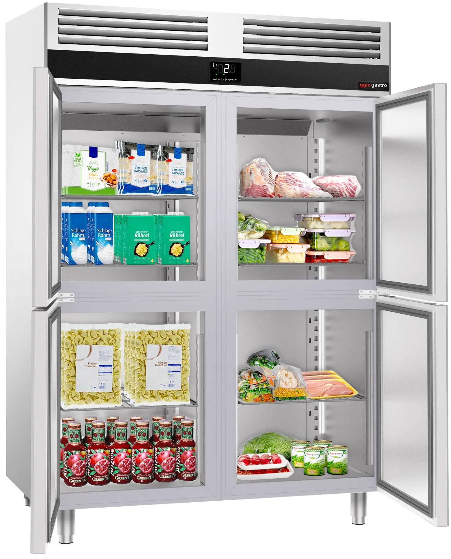 Dulap frigorific GGM Gastro Premium KSF1482T (Inox) - 4