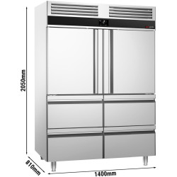 Dulap frigorific GGM Gastro Premium KSF1482TS (Inox) Thumb