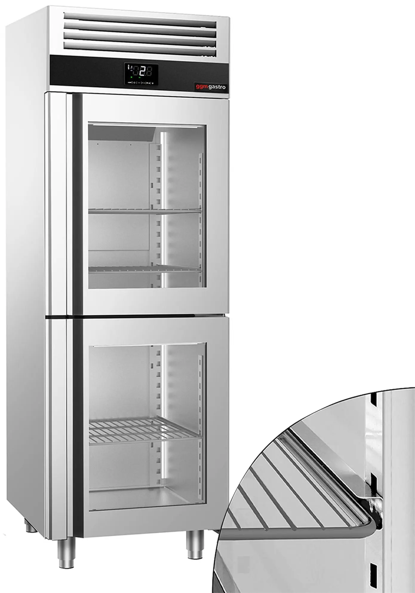 Dulap frigorific GGM Gastro Premium KSF782G (Inox) - 9