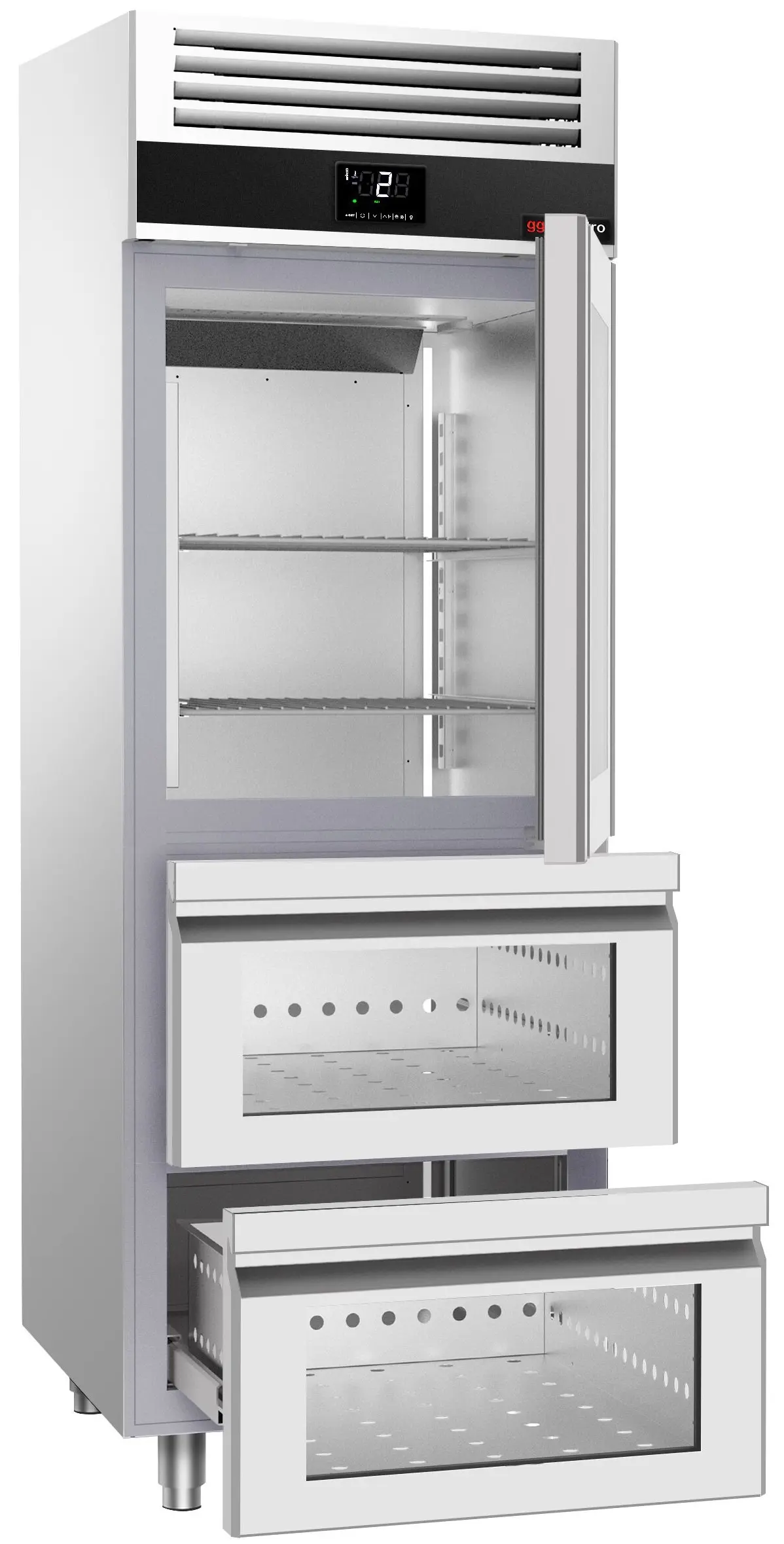 Dulap frigorific GGM Gastro Premium KSF782GS (Inox) - 3