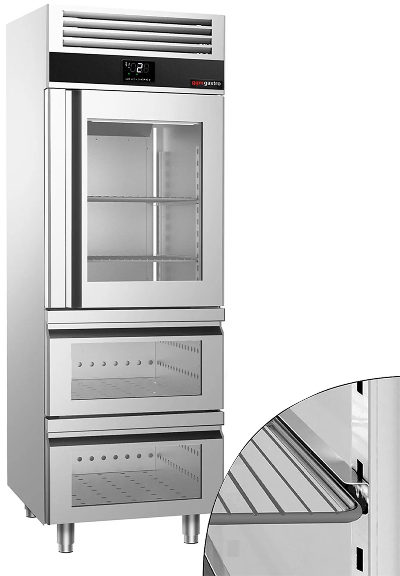 Dulap frigorific GGM Gastro Premium KSF782GS (Inox) - 9