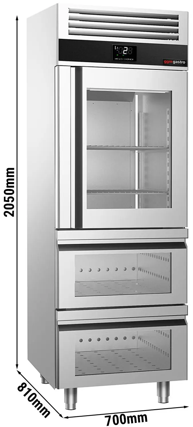 Dulap frigorific GGM Gastro Premium KSF782GS (Inox) - 10