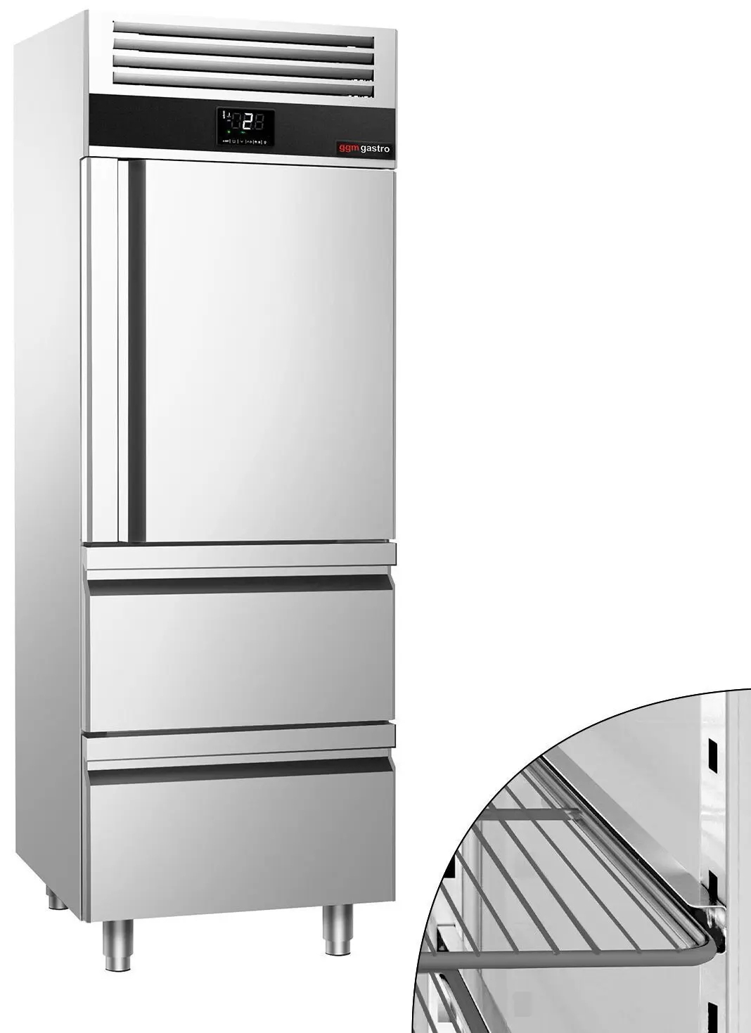 Dulap frigorific GGM Gastro Premium KSF782TS (Inox) - 9