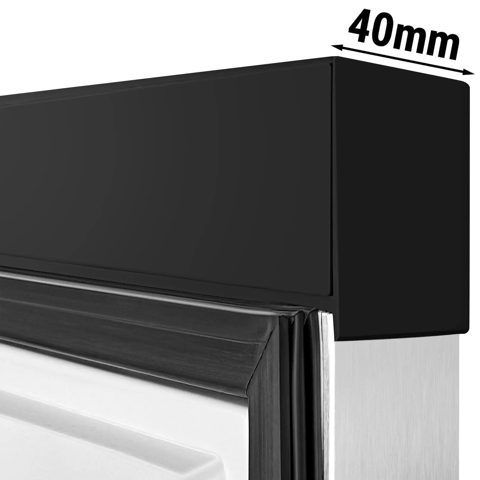 Холодильный шкаф GGM Gastro Premium KSS400HN (Inox/Black) - 10
