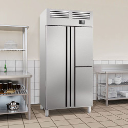 Холодильный шкаф GGM Gastro Premium Plus KGI107T3 (Inox) Thumb