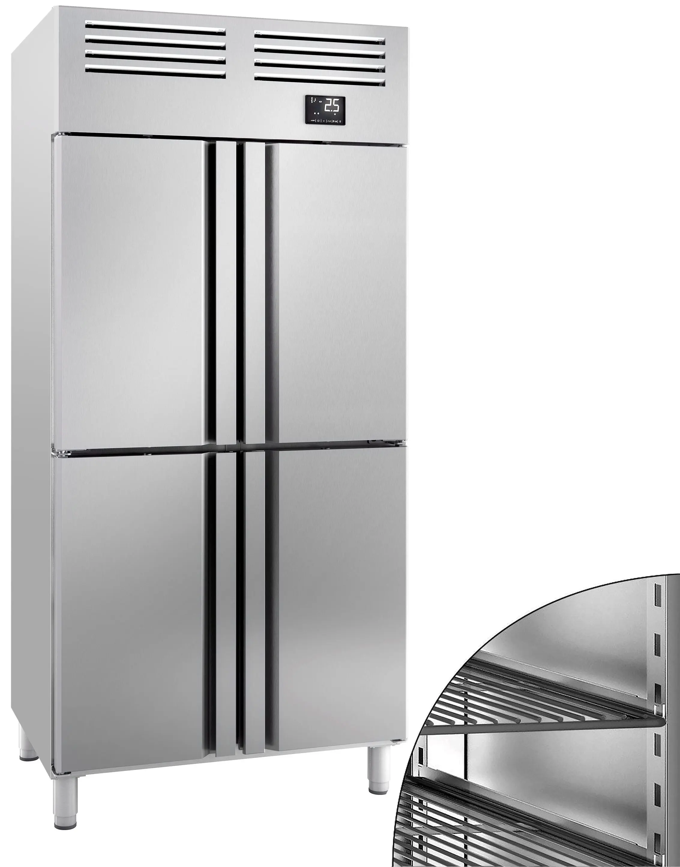 Dulap frigorific GGM Gastro Premium Plus KGI107T4 (Inox) - 7