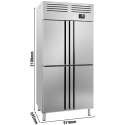 Dulap frigorific GGM Gastro Premium Plus KGI107T4 (Inox) Thumb