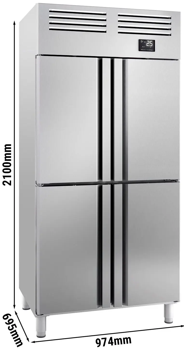 Dulap frigorific GGM Gastro Premium Plus KGI107T4 (Inox) - 8