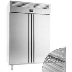 Холодильный шкаф GGM Gastro Premium Plus KGI148T2 (Inox) Thumb