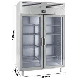 Dulap frigorific GGM Gastro Premium Plus KGI148T2G (Inox) Thumb
