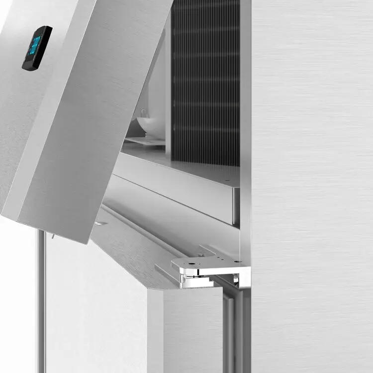 Холодильный шкаф GGM Gastro Premium Plus KGI148T3 (Inox) - 7