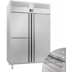Холодильный шкаф GGM Gastro Premium Plus KGI148T3 (Inox) Thumb
