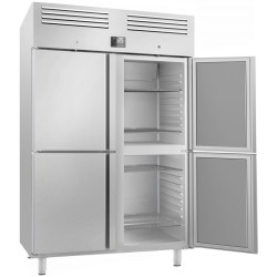 Холодильный шкаф GGM Gastro Premium Plus KGI148T4 (Inox) Thumb