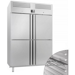 Холодильный шкаф GGM Gastro Premium Plus KGI148T4 (Inox) Thumb