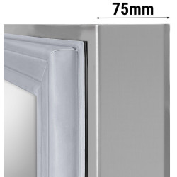Холодильный шкаф GGM Gastro Premium Plus KGI148T4 (Inox) Thumb