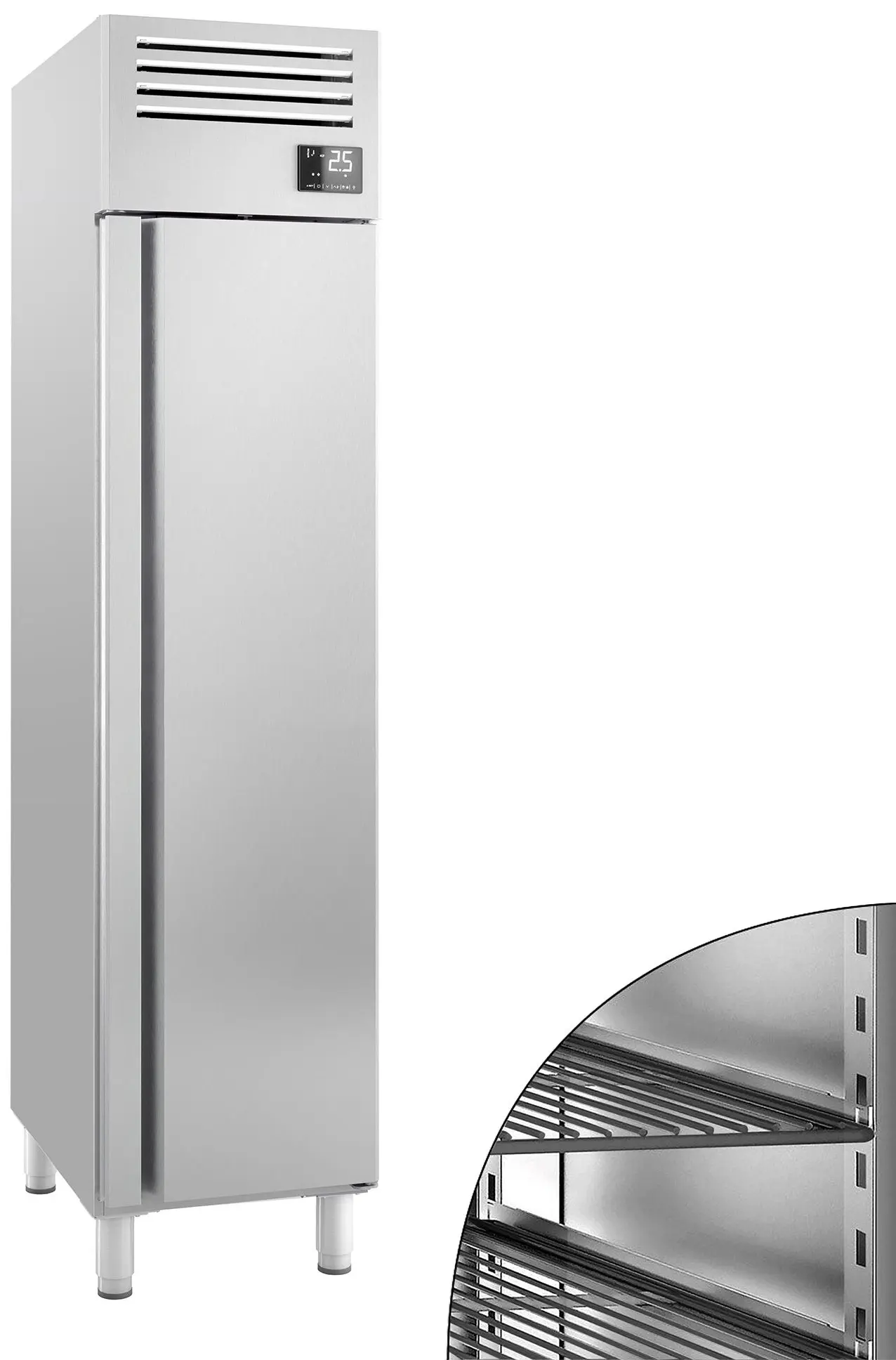 Dulap frigorific GGM Gastro Premium Plus KGI57T1 (Inox) - 7