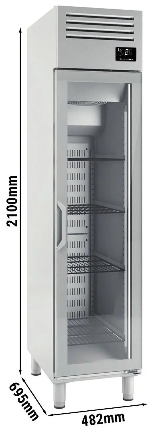 Dulap frigorific GGM Gastro Premium Plus KGI57T1G (Inox) - 5