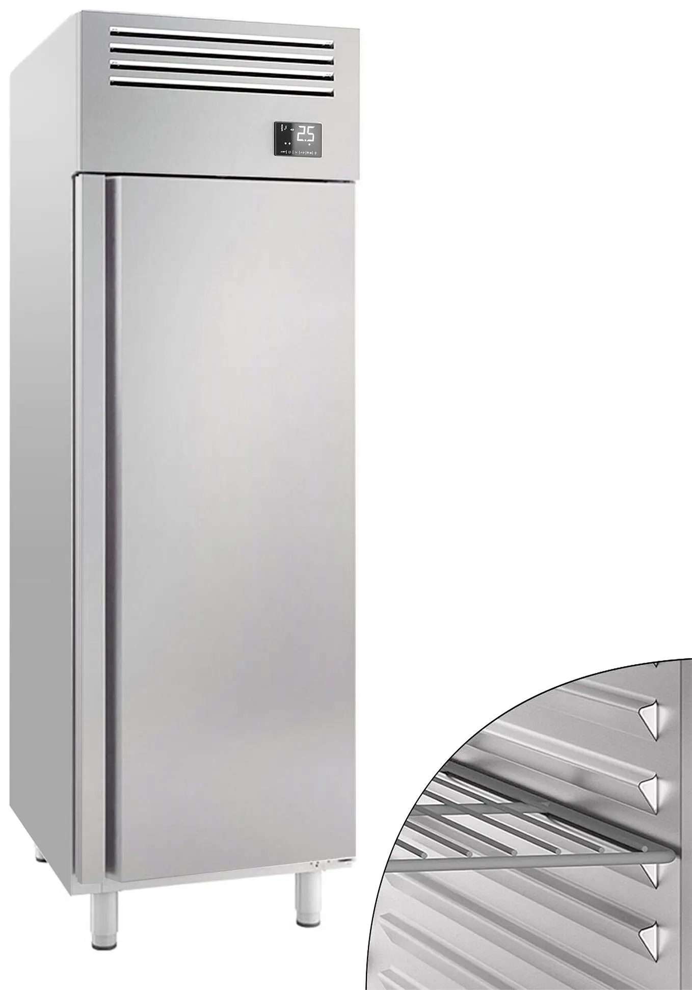 Dulap frigorific GGM Gastro Premium Plus KGI78T1 (Inox) - 7