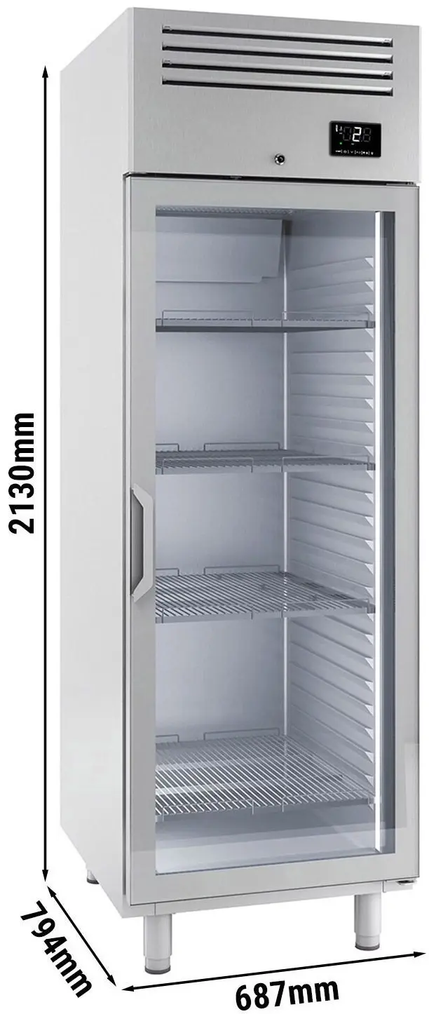 Dulap frigorific GGM Gastro Premium Plus KGI78T1G (Inox) - 6