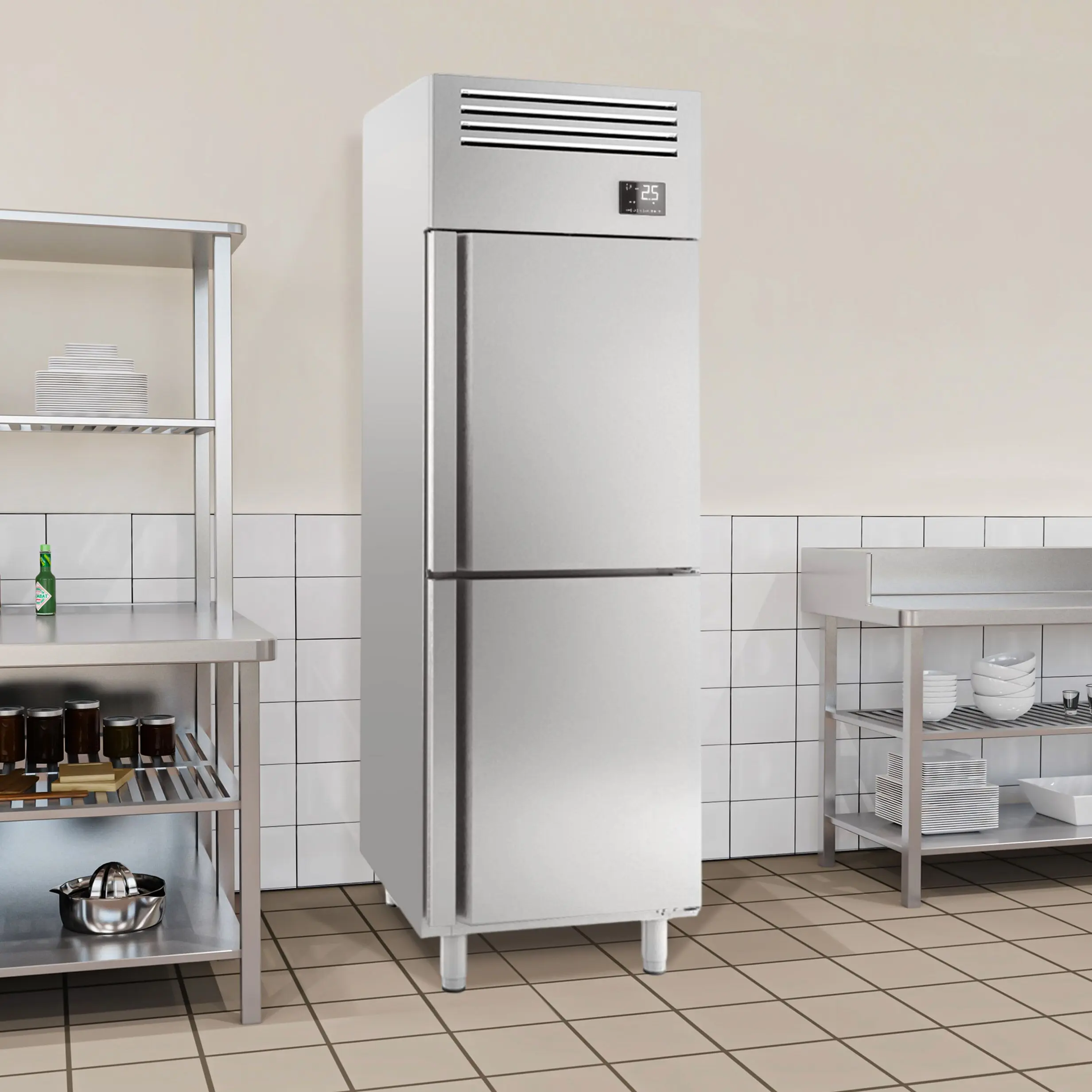 Dulap frigorific GGM Gastro Premium Plus KGI78T2 (Inox) - 12