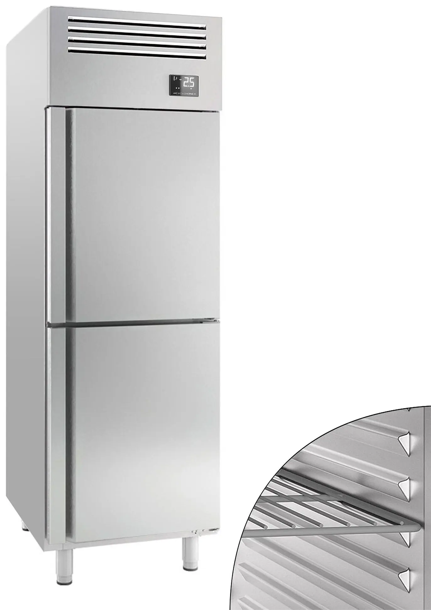 Dulap frigorific GGM Gastro Premium Plus KGI78T2 (Inox) - 9