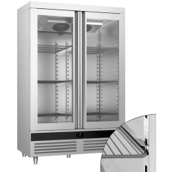 Холодильный шкаф GGM Gastro Premium SKND1200-2G (Inox) Thumb