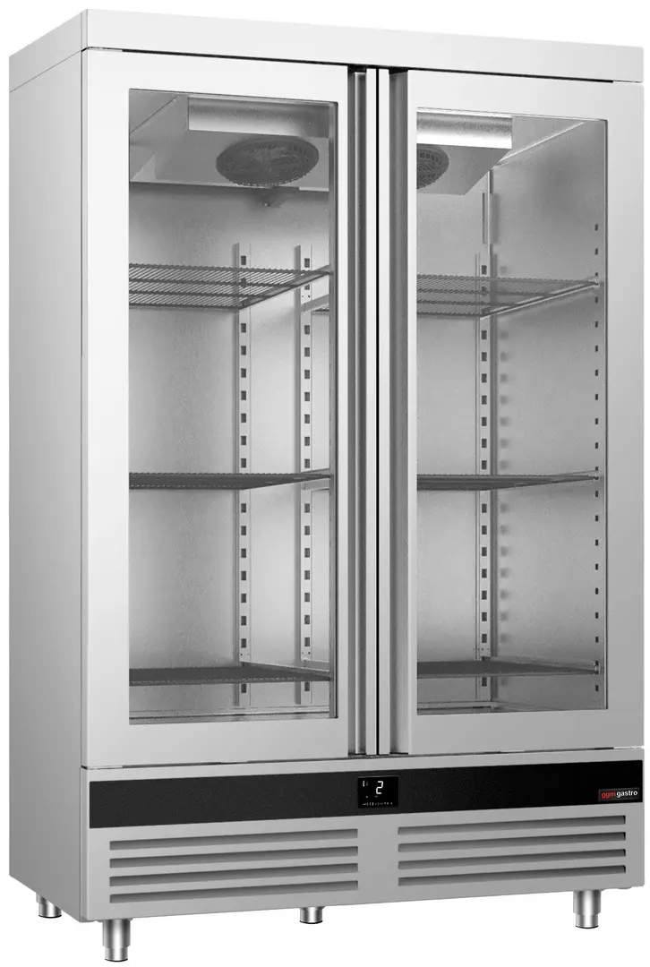 Холодильный шкаф GGM Gastro Premium SKND1200-2G (Inox)