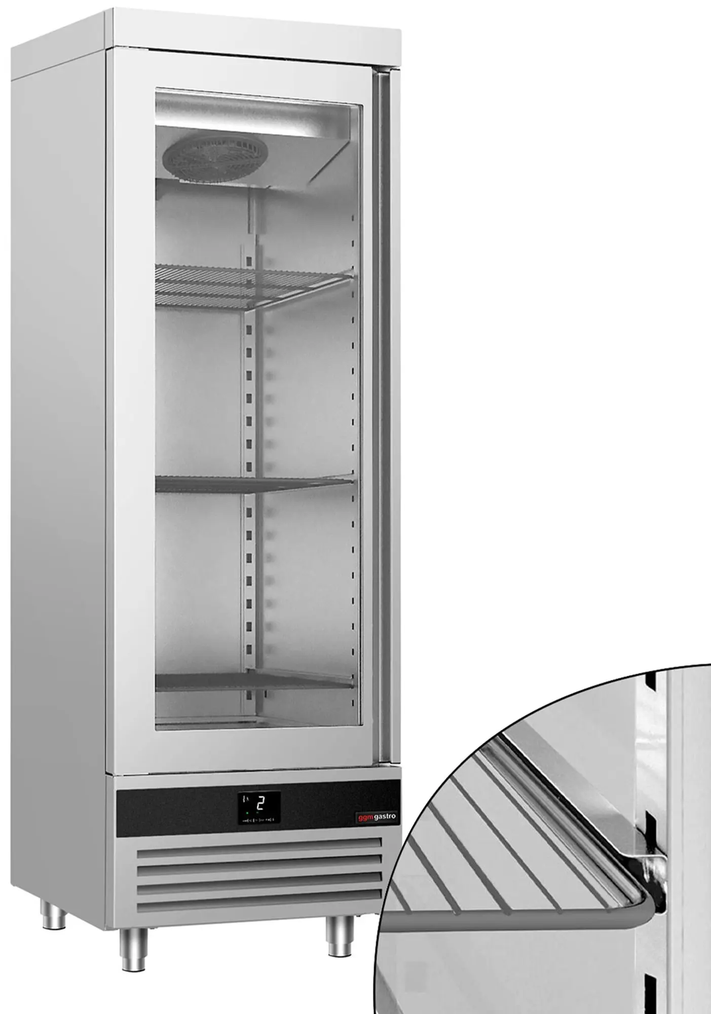 Dulap frigorific GGM Gastro Premium SKND600-1G (Inox) - 5