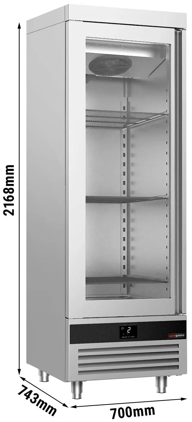 Dulap frigorific GGM Gastro Premium SKND600-1G (Inox) - 6