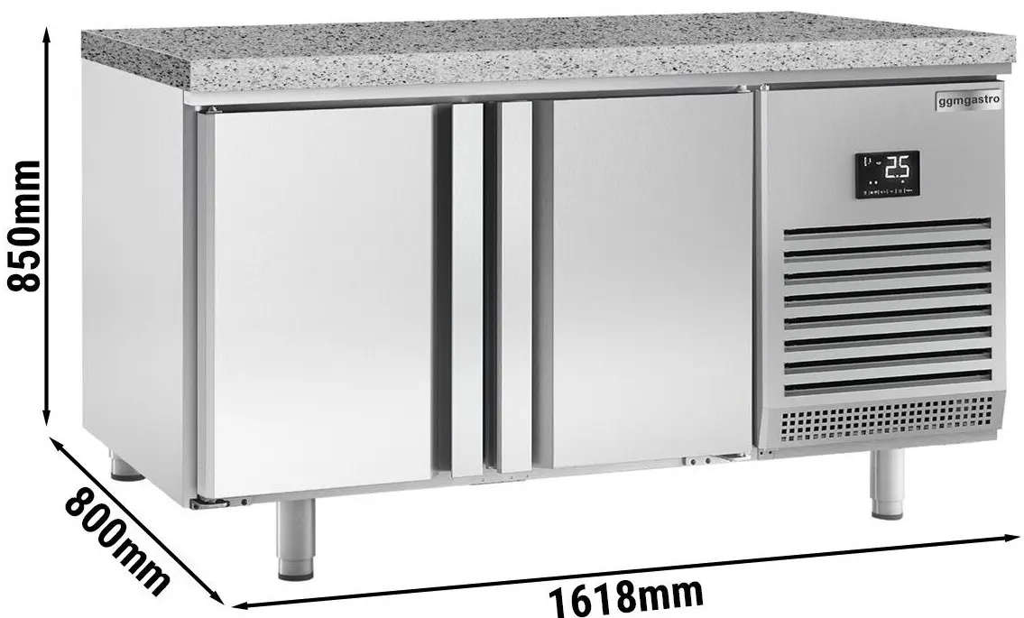Masa frigorifica pentru panificaţie GGM Gastro BKGI168B (Inox) - 13