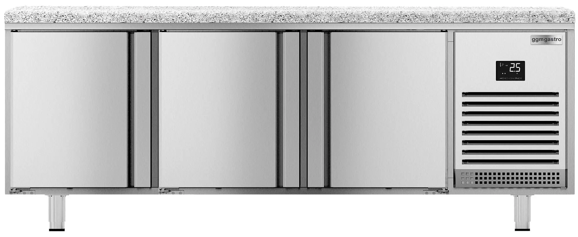 Холодильный стол для пекарни GGM Gastro BKGI228 (Inox) - 3