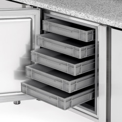 Холодильный стол для пекарни GGM Gastro BKGI228 (Inox) Thumb