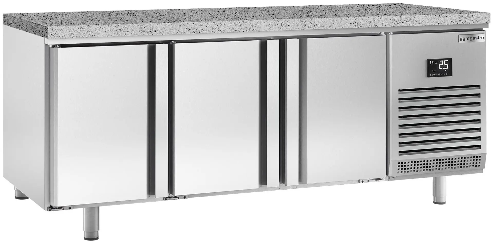 Masa frigorifica pentru brutărie GGM Gastro BKGI228B (Inox) - 3