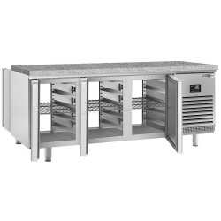 Masa frigorifica pentru brutărie GGM Gastro BKGI228B (Inox)