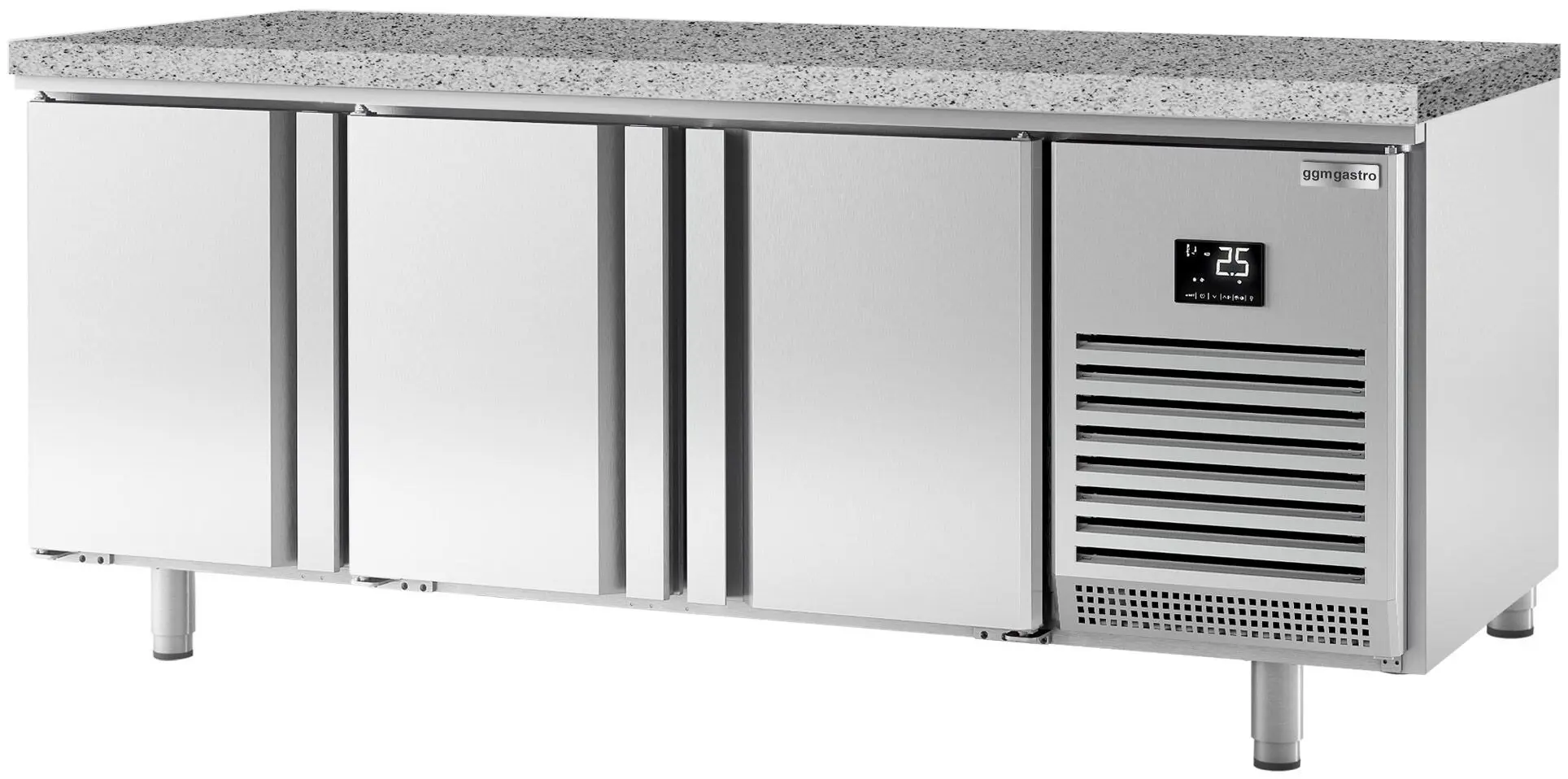 Masa frigorifica pentru brutărie GGM Gastro BKGI228B (Inox) - 5