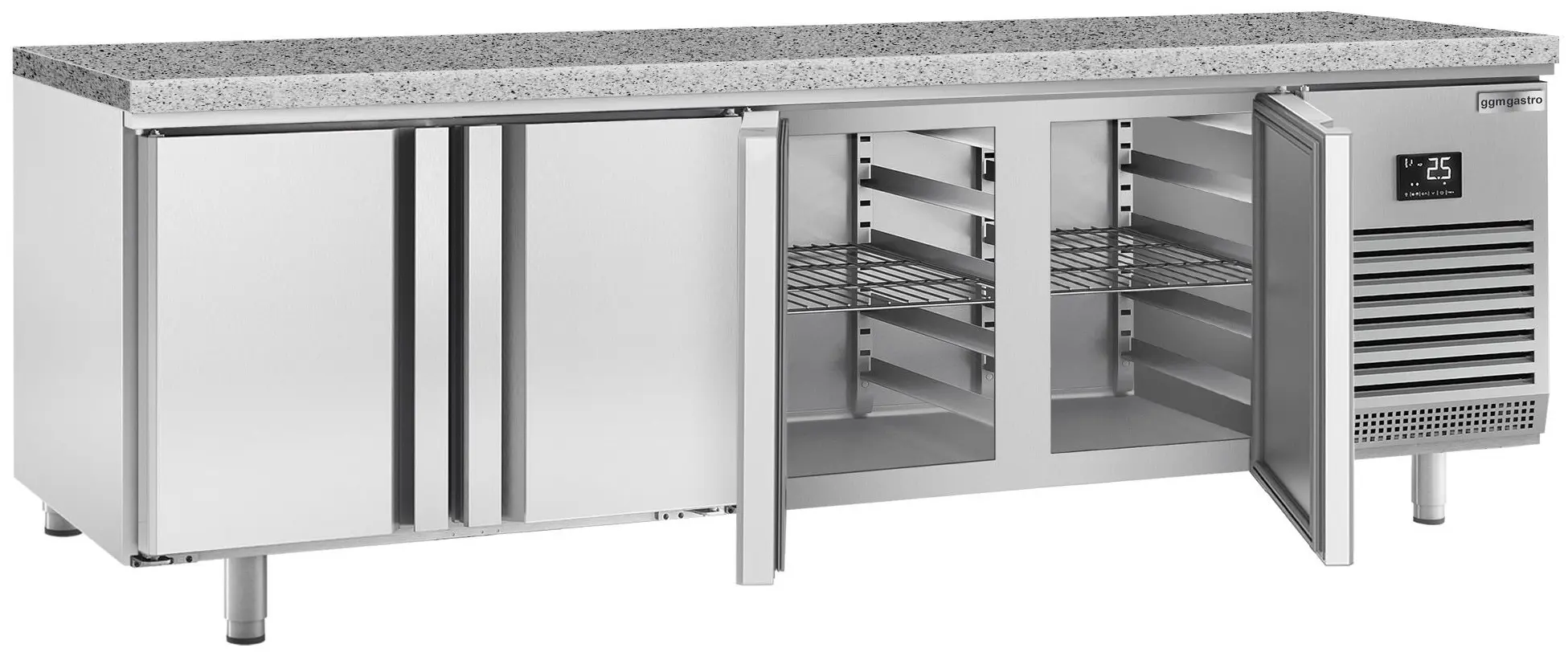 Холодильный стол для пекарни GGM Gastro BKGI288 (Inox) - 2