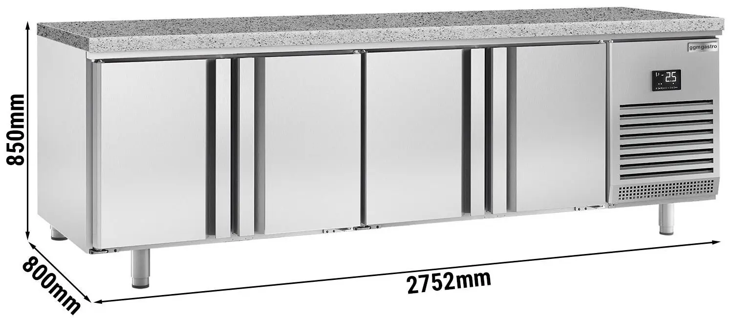 Холодильный стол для пекарни GGM Gastro BKGI288 (Inox) - 11
