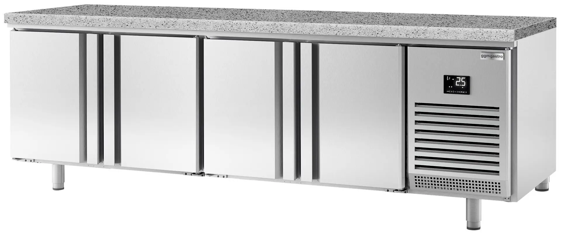 Холодильный стол для пекарни GGM Gastro BKGI288 (Inox) - 3