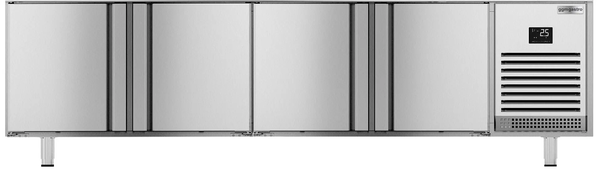 Холодильный стол для пекарни GGM Gastro BKGI288 (Inox) - 4