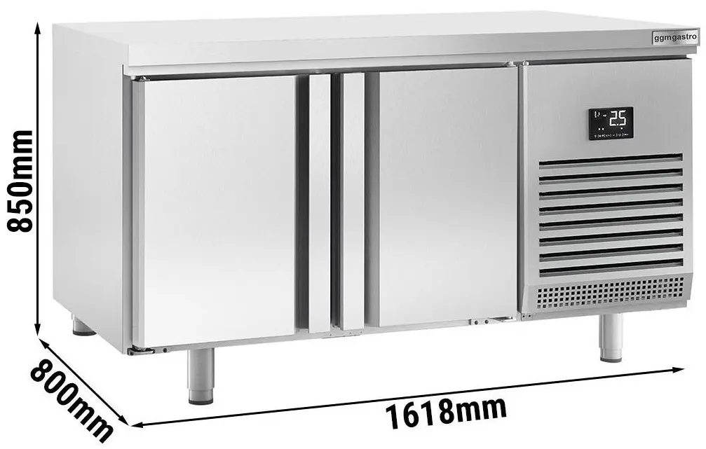 Холодильный стол для пекарни GGM Gastro BKI168 (Inox) - 10