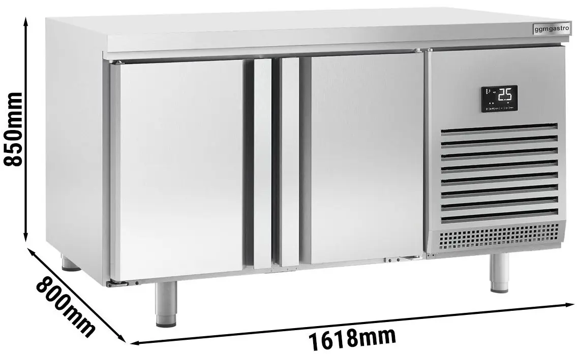 Masa frigorifica pentru panificaţie GGM Gastro BKI168B (Inox) - 11