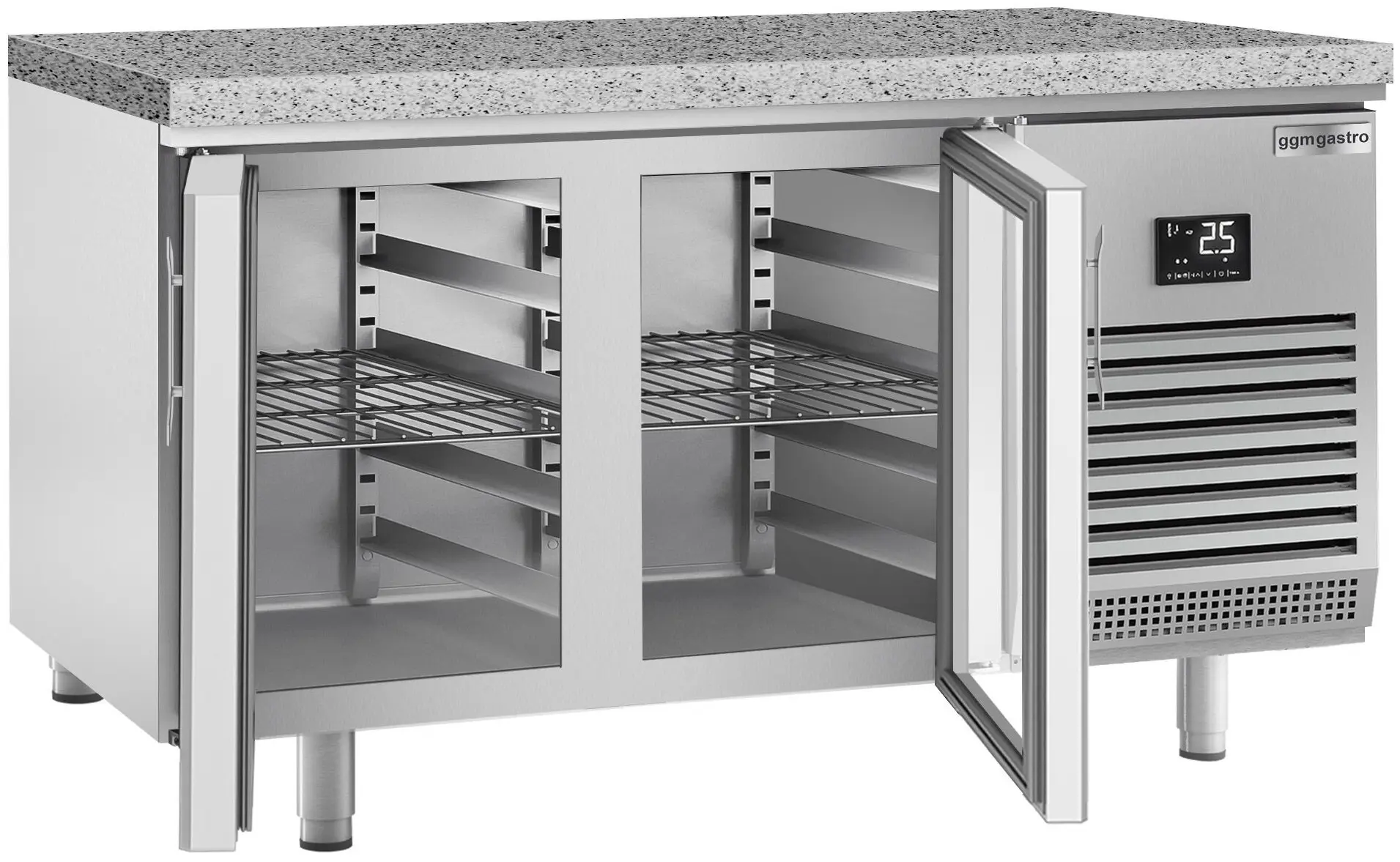 Masa frigorifica pentru panificaţie GGM Gastro BKI168G (Inox) - 2