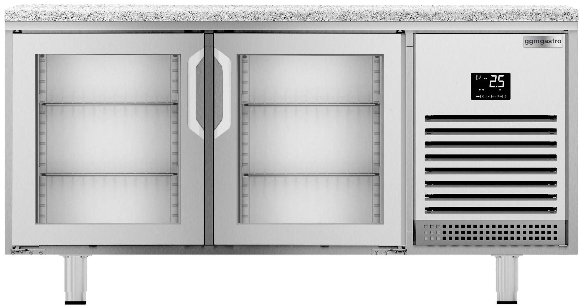 Masa frigorifica pentru panificaţie GGM Gastro BKI168G (Inox) - 3