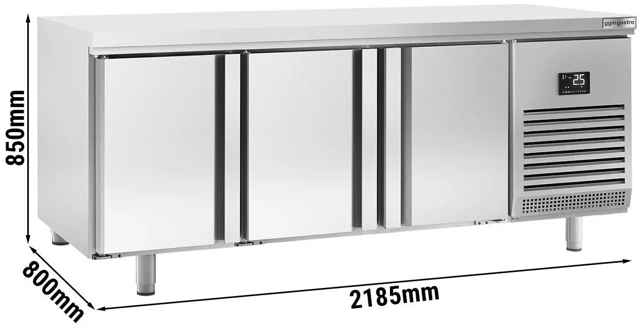 Холодильный стол для пекарни GGM Gastro BKI228 (Inox) - 11