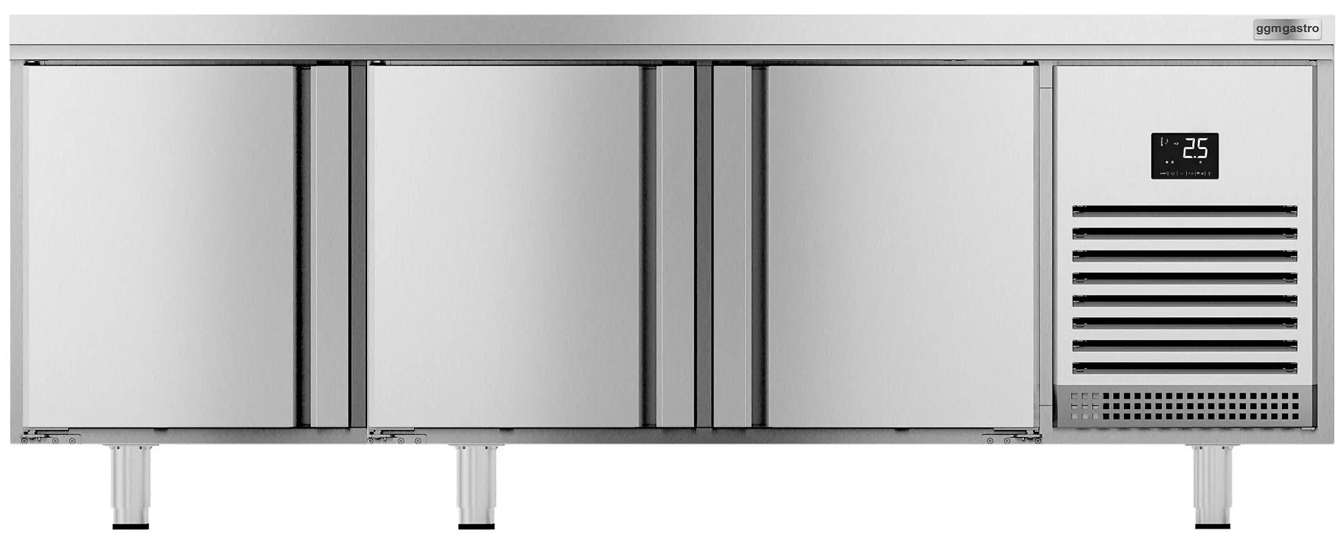 Холодильный стол для пекарни GGM Gastro BKI228 (Inox) - 3