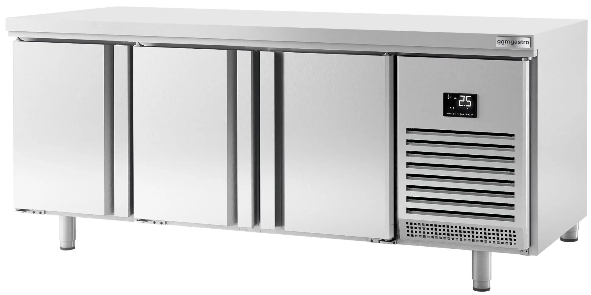 Холодильный стол для пекарни GGM Gastro BKI228 (Inox) - 4