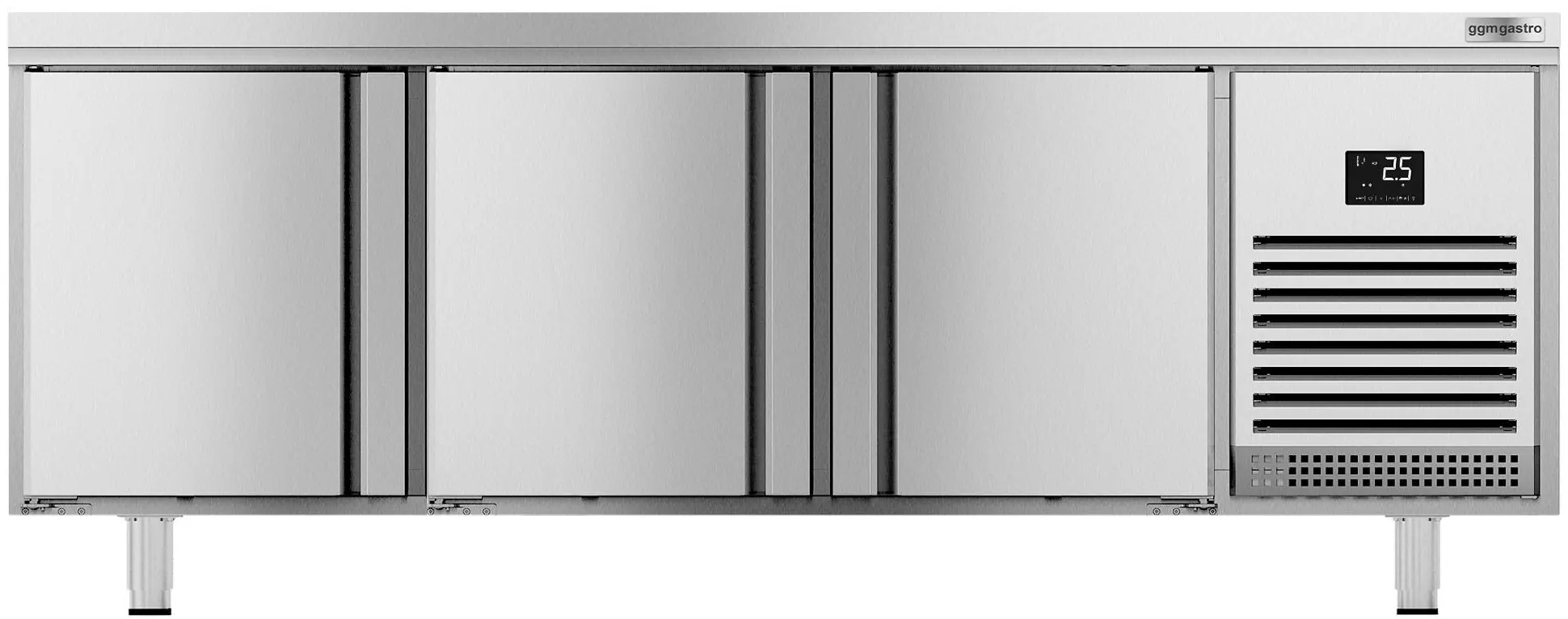 Холодильный стол для пекарни GGM Gastro BKI228B (Inox) - 4