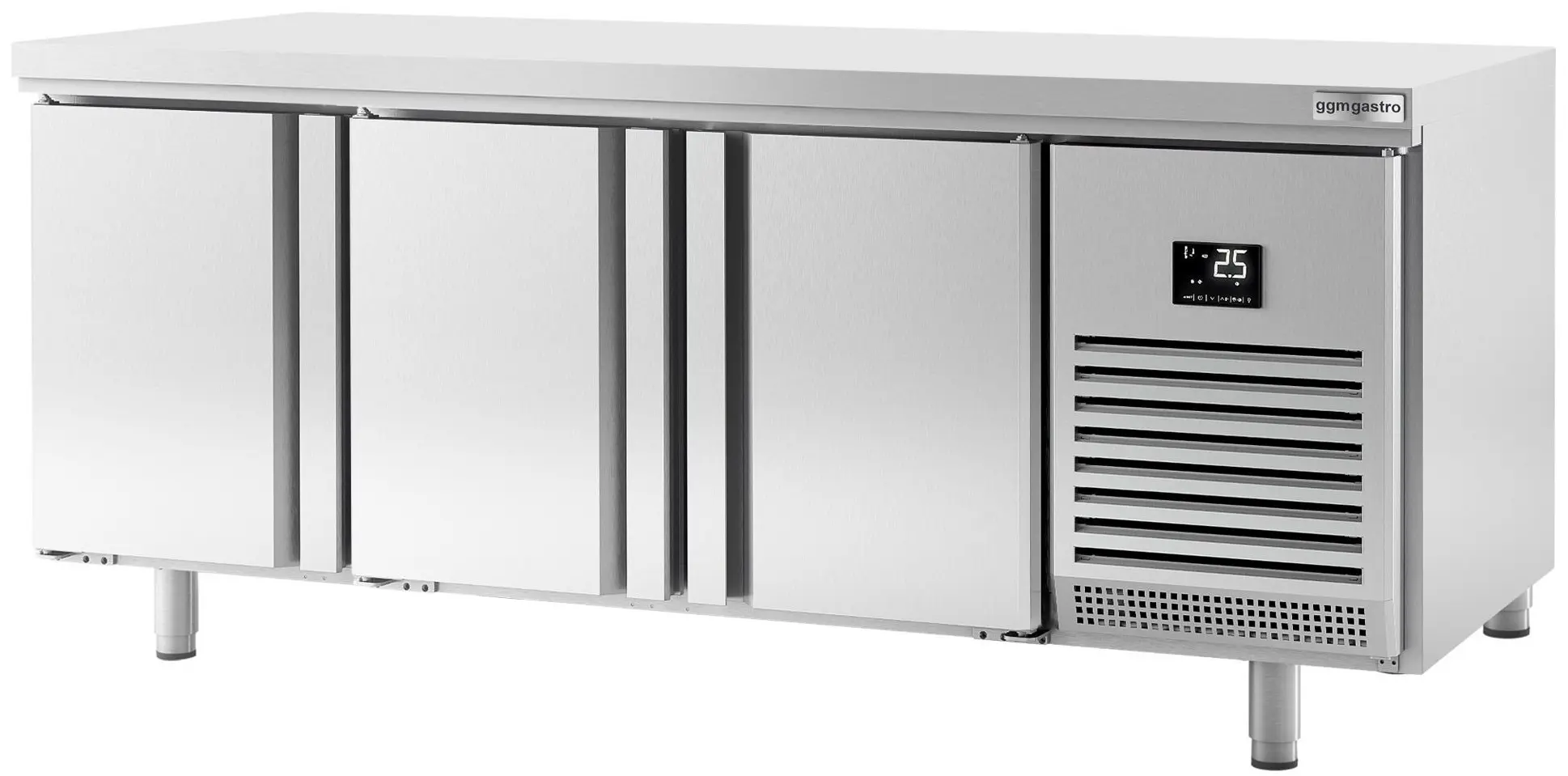 Холодильный стол для пекарни GGM Gastro BKI228B (Inox) - 5