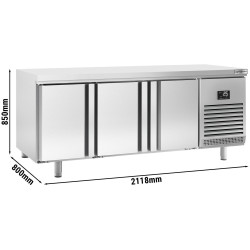 Холодильный стол для пекарни GGM Gastro BKI228B (Inox) Thumb
